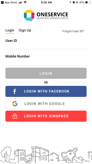 Log in Page (OS App 4.0) Log in Page (OS App 4.0)