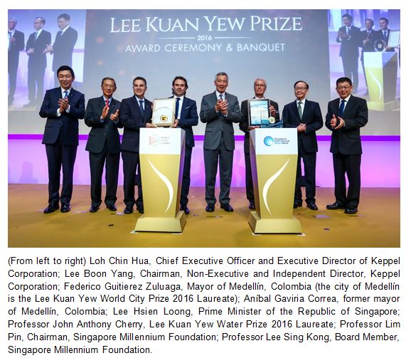 Lee Kuan Yew Prize 2016 Lee Kuan Yew Prize 2016