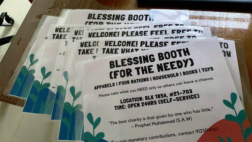 19 -1 Blessing Booth Signs