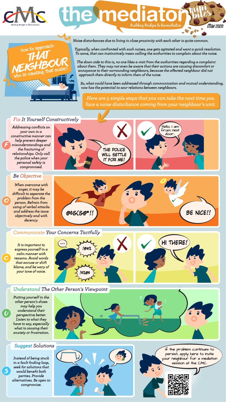 CMC - How to approach that neighbour who is causing the noise