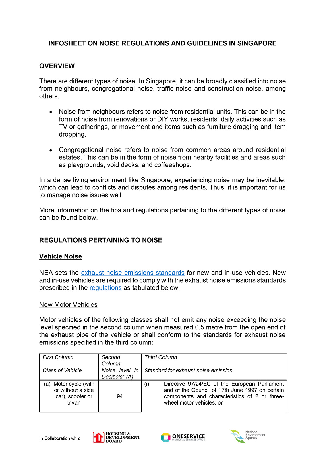 MSO Infosheet on Noise Regulations in SG-1