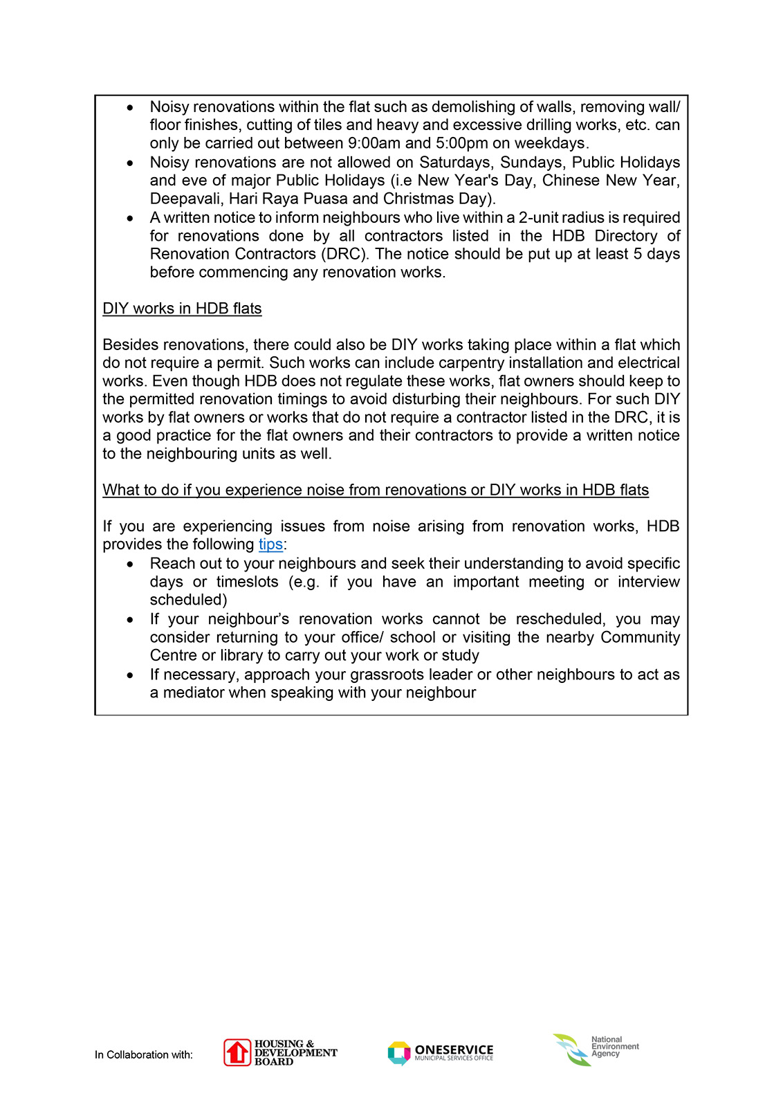 MSO Infosheet on Noise Regulations in SG-8