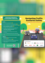 Guide for Cyclists and Motorists to Navigate Traffic Scenarios Safely