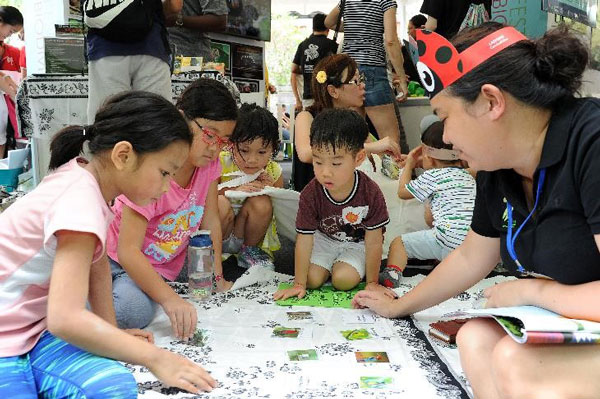 At the Festival of Biodiversity 2017, children learnt about Singapore’s flora and fauna through fun games, and art and craft activities.