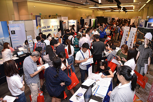 The Built Environment Career, Education and Training Fair 2018 attracted about 1,000 jobseekers and students.