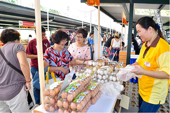 Shop for the best quality local eggs at the SG Farmers’ Market!