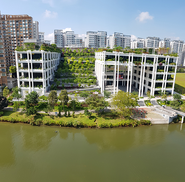 Fronting the scenic Punggol Waterway, Oasis Terraces is integrated seamlessly with the surrounding developments
